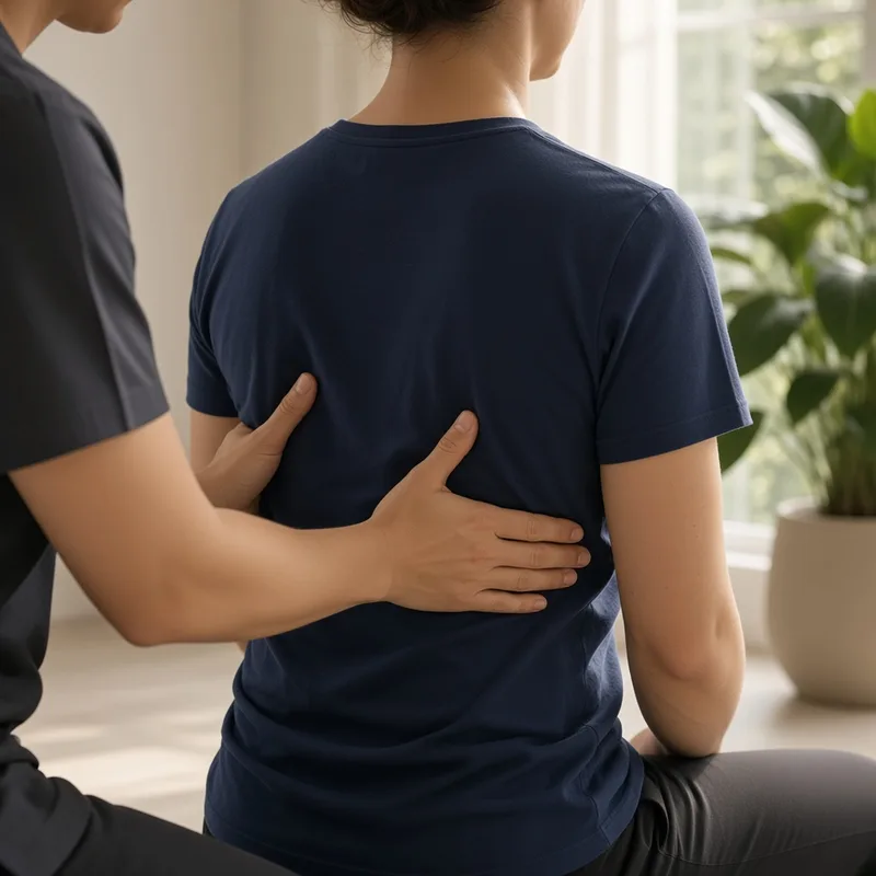Spinal care consultation at Dunn Bay Chiropractic Dunsborough